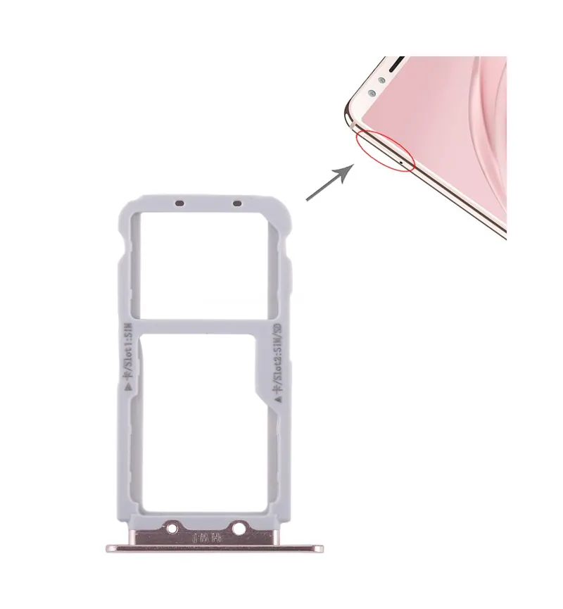 2 SIM Card Tray / Micro SD Card Tray for Huawei Nova 2s(Gold) — image 1