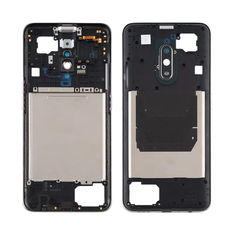 For OPPO Realme X Middle Frame Bezel Plate (Silver) — image 1