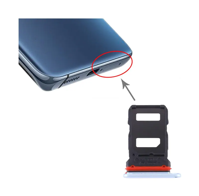 For Vivo X50 Pro SIM Card Tray + SIM Card Tray (Blue) — image 1