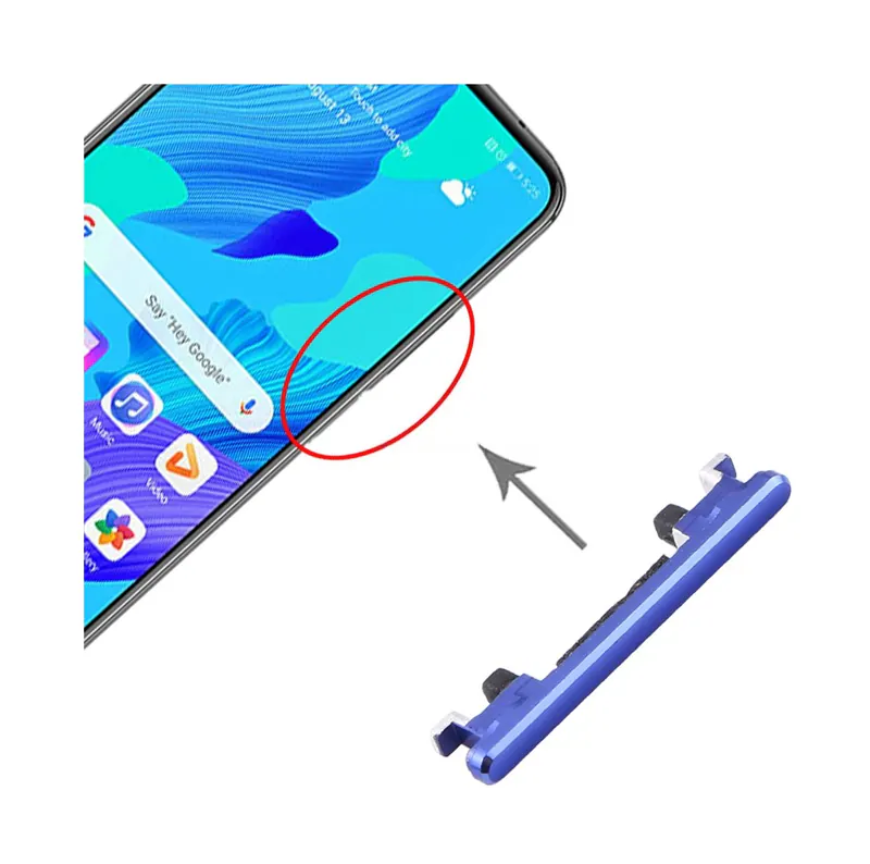 For Huawei Nova 5T Power Button and Volume Control Button (Blue) — image 1