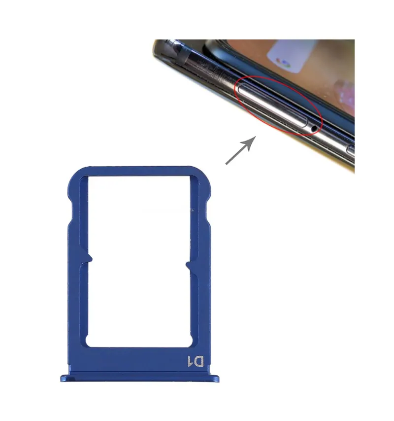 SIM Card Tray + SIM Card Tray for Xiaomi Mi Mix 3 (Blue) — image 1