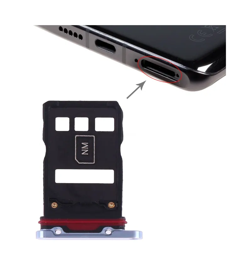 SIM Card Tray + NM Card Tray for Huawei P30 Pro(Breathing Crystal) — image 1