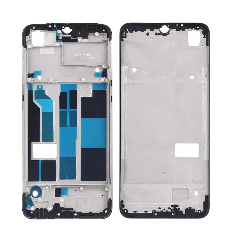 For OPPO F9 / A7X Front Housing LCD Frame Bezel Plate (Black) — image 1
