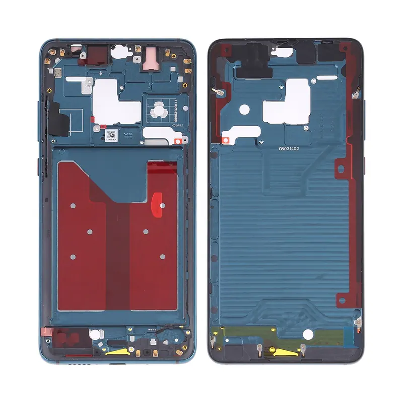 Front Housing LCD Frame Bezel Plate with Side Keys for Huawei Mate 20(Blue) — image 1