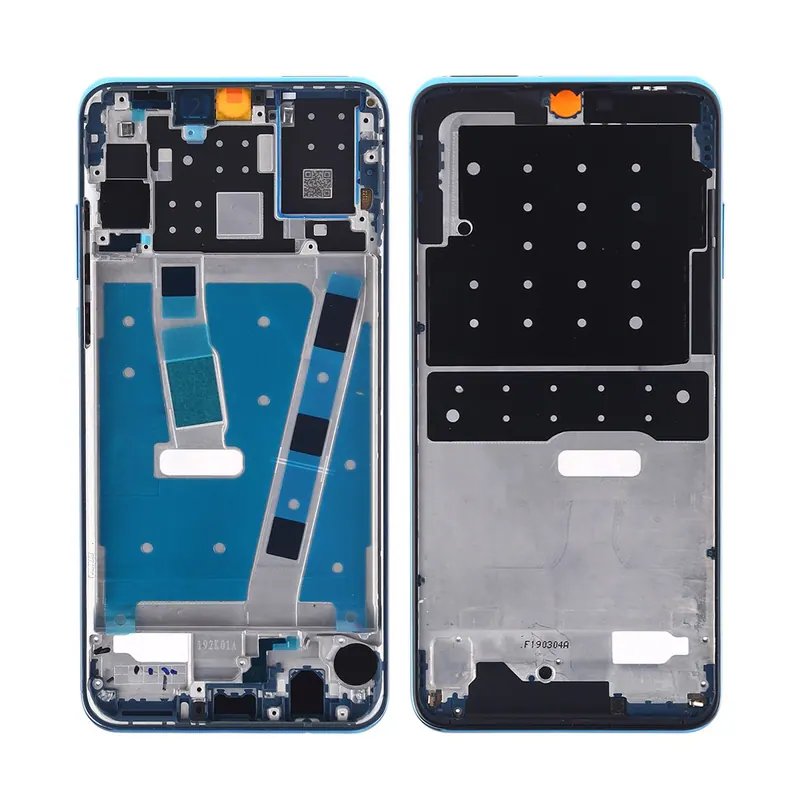 Front Housing LCD Frame Bezel Plate with Side Keys for Huawei P30 Lite(Blue) — image 1