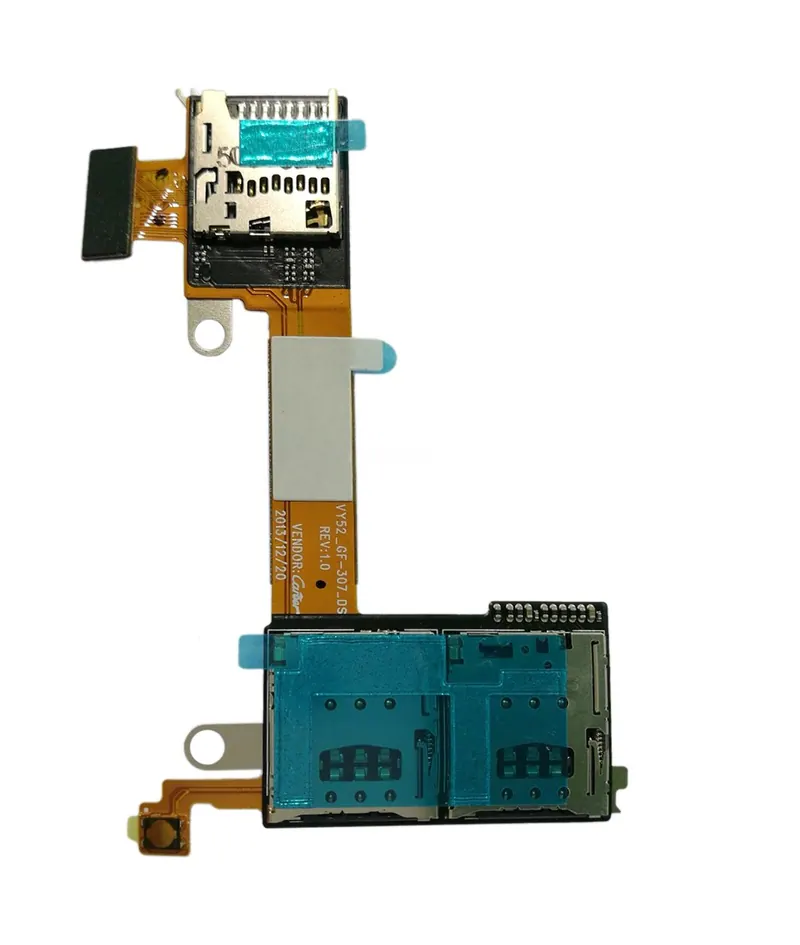 Micro SD Card & Double SIM Card Reader Flex Cable for Sony Xperia M2 — image 1