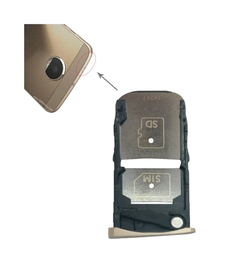 SIM Card Tray + Micro SD Card Tray for Motorola Moto Z — image 1