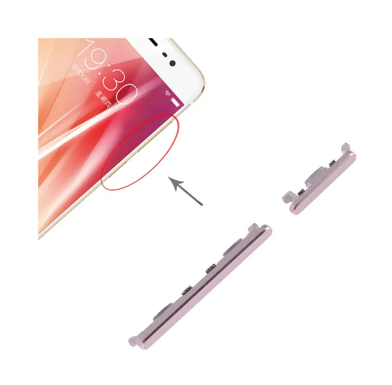 For Vivo X7 Side Keys (Gold) — image 1