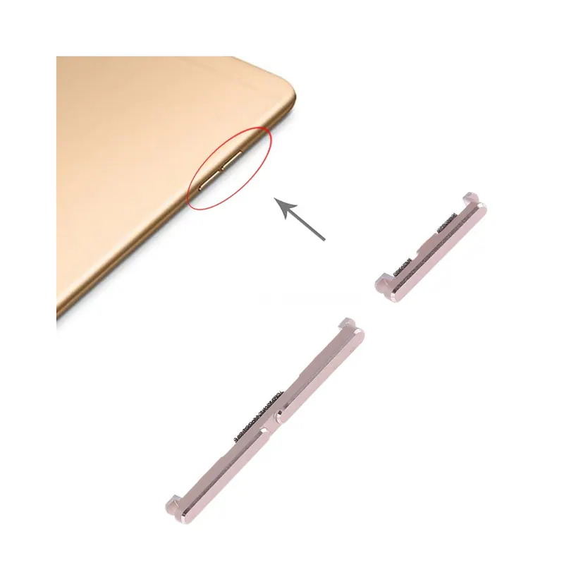 For OPPO R9sk Side Keys(Gold) — image 1