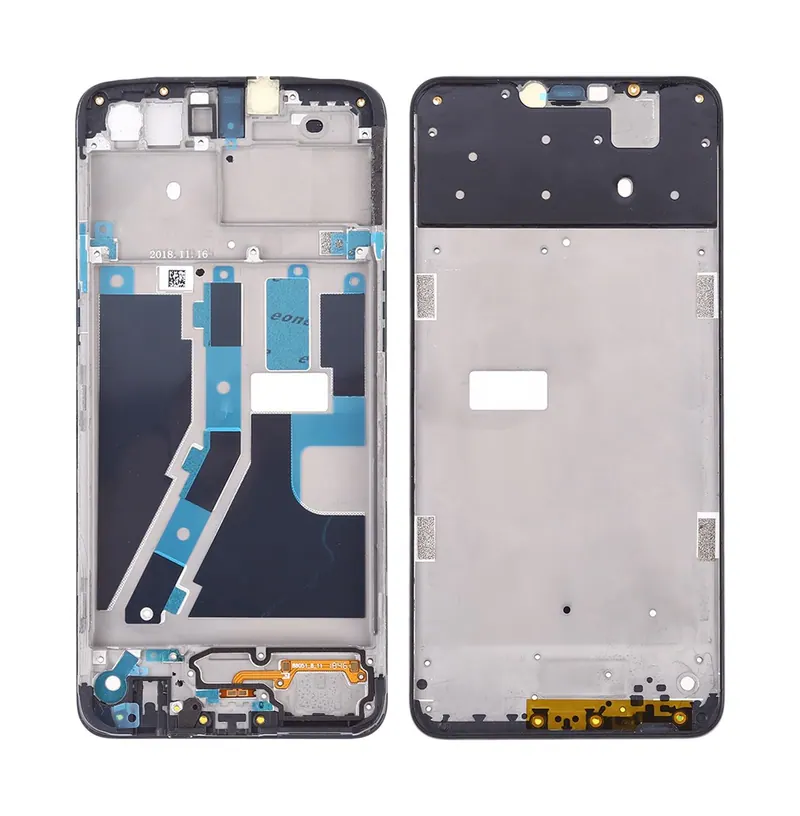 For OPPO R15X Middle Frame Bezel Plate (Black) — image 1