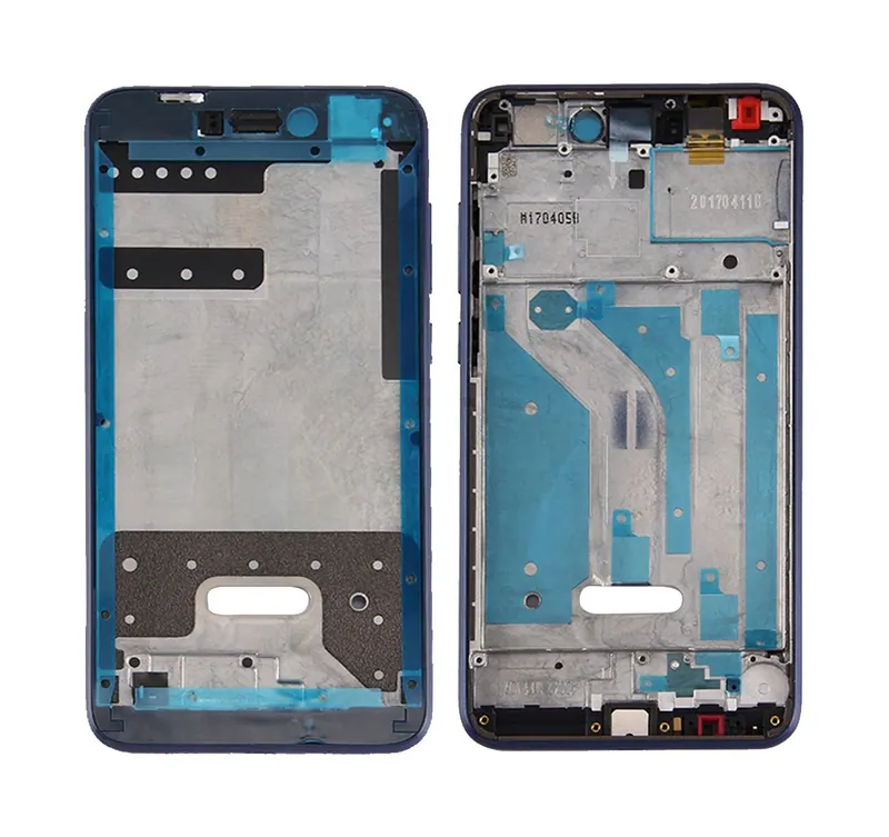 For Huawei P8 lite 2017 Front Housing LCD Frame Bezel Plate(Blue) — image 1