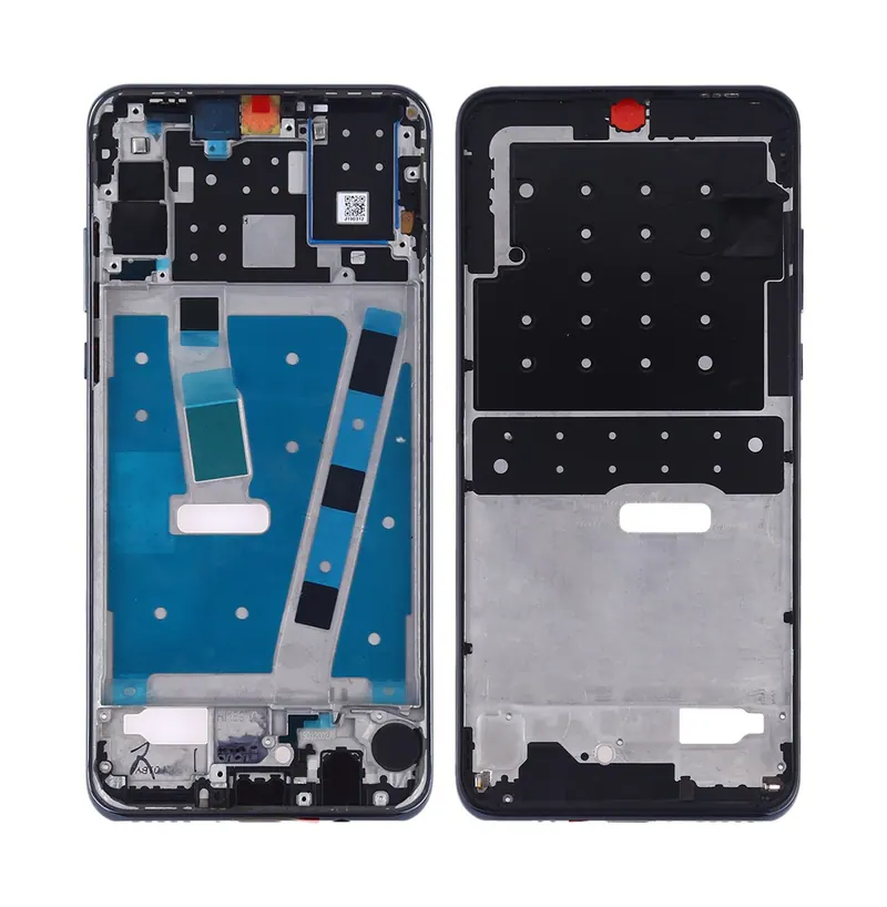 Middle Frame Bezel Plate with Side Keys for Huawei P30 Lite (24MP)(Black) — image 1