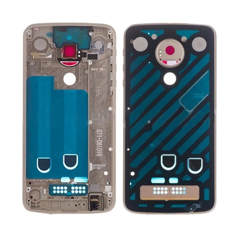 Middle Frame Bezel Plate for Motorola Moto Z Play XT1635(Gold) — image 1