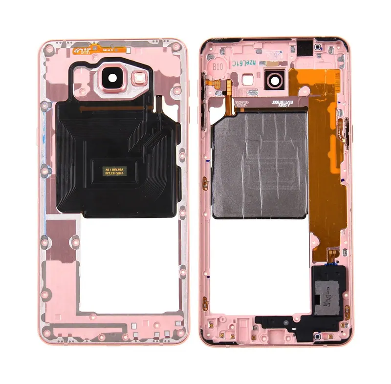 For Galaxy A9 / A9000 Middle Frame Bezel (Pink) — image 1