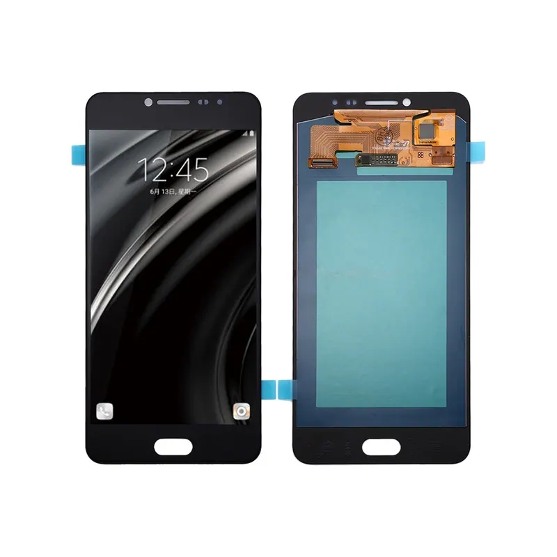 Oled LCD Screen for Galaxy C7 with Digitizer Full Assembly (Black) — image 1