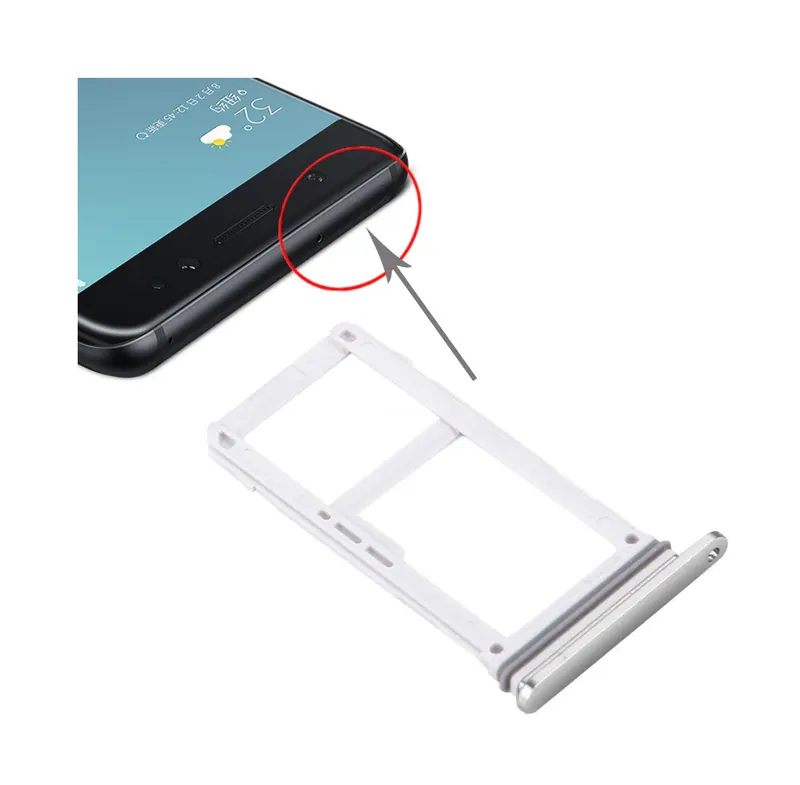 For Galaxy Note 7 / N930 (Single SIM) SIM Card Tray and Micro SD Card Tray(White) — image 1