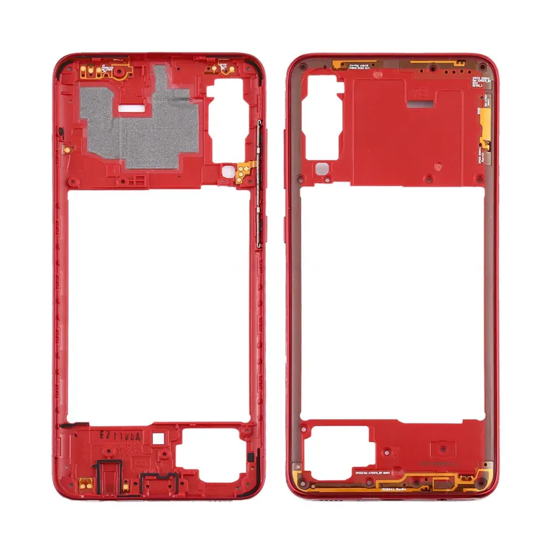 For Samsung Galaxy A70s Middle Frame Bezel Plate (Red) — image 1