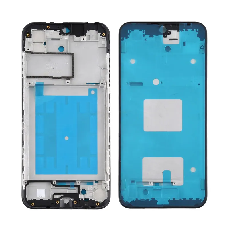 For Samsung Galaxy A01 Front Housing LCD Frame Bezel Plate (Black) — image 1