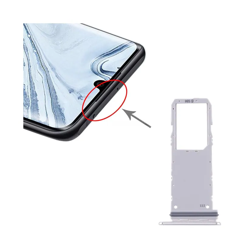 For Samsung Galaxy Note10 SIM Card Tray (White) — image 1