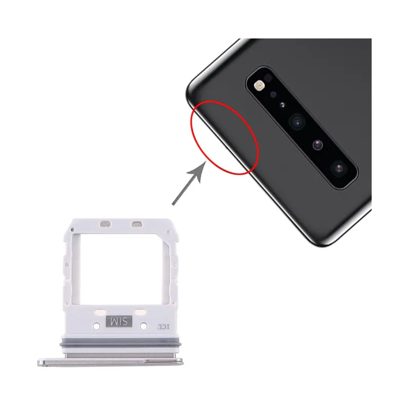 For Samsung Galaxy S10 5G SIM Card Tray (Silver) — image 1
