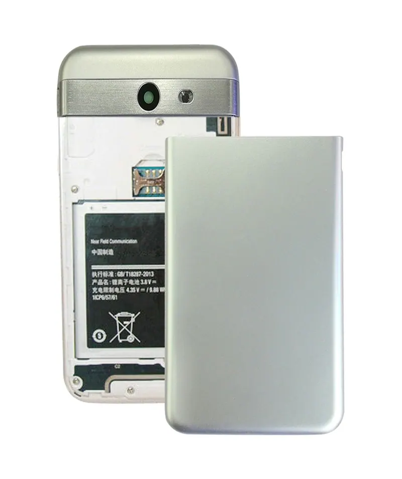 For Galaxy J3 Emerge / J327 Back Cover (Silver) — image 1