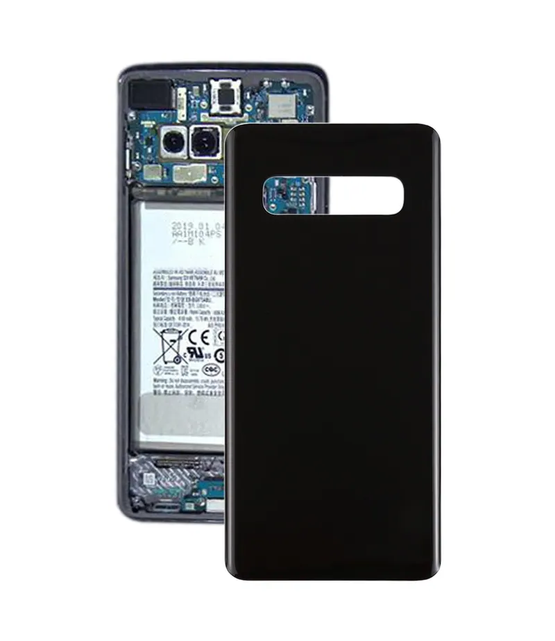 For Galaxy S10+ Battery Back Cover (Black) — image 1