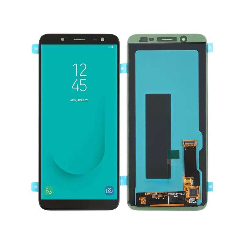 Original Super AMOLED LCD Screen for Galaxy J6 (2018) with Digitizer Full Assembly (Black) — image 1