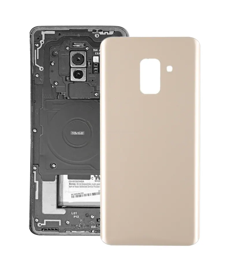 For Galaxy A8+ (2018) / A730 Back Cover (Gold) — image 1