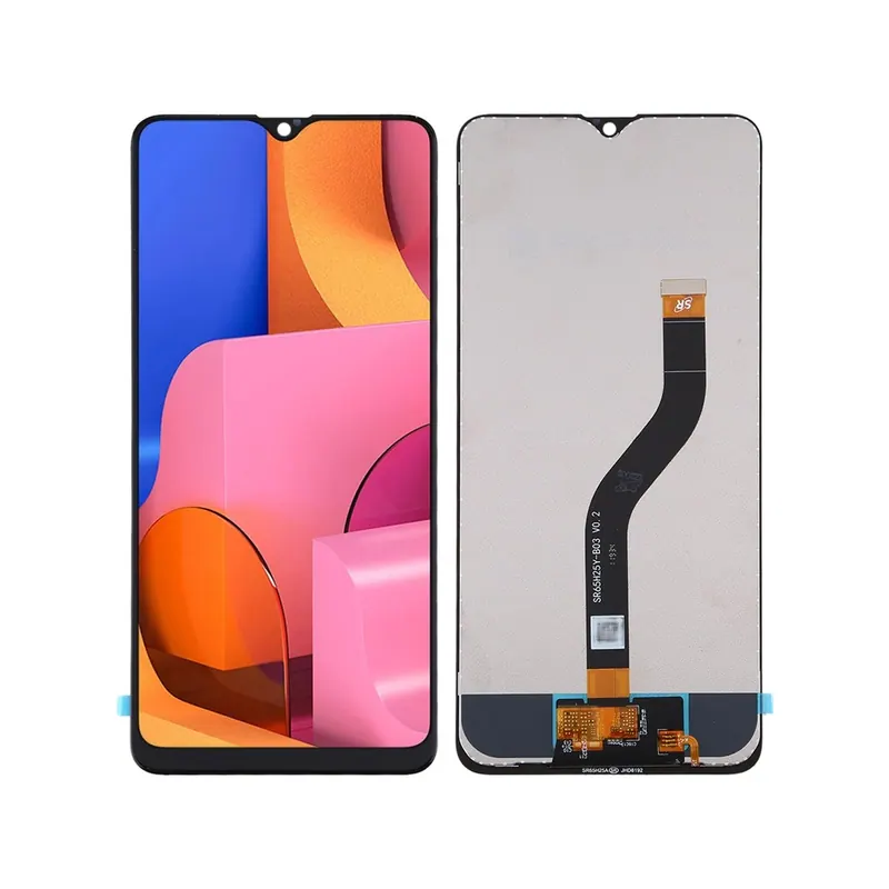 Original IPS Material LCD Screen and Digitizer Full Assembly for Galaxy A20s — image 1