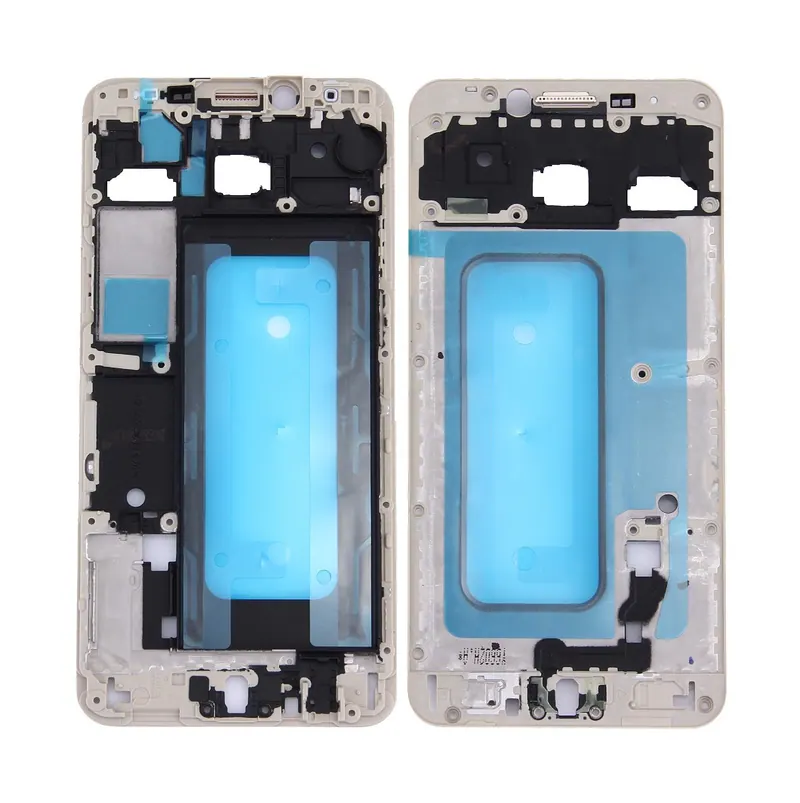 For Galaxy C5 / C5000 Front Housing LCD Frame Bezel Plate (Gold) — image 1