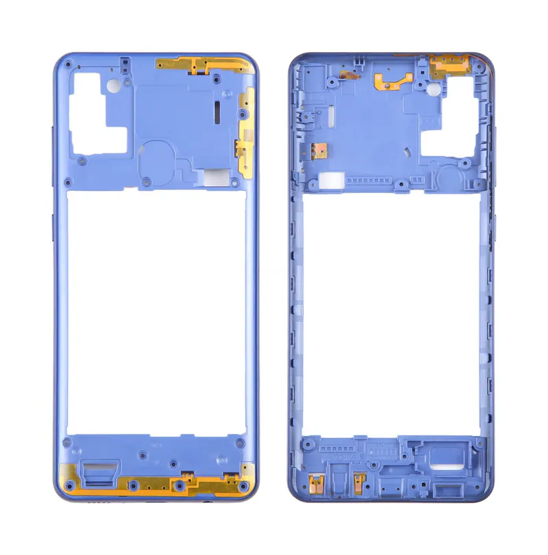 For Samsung Galaxy A21s Middle Frame Bezel Plate (Blue) — image 1