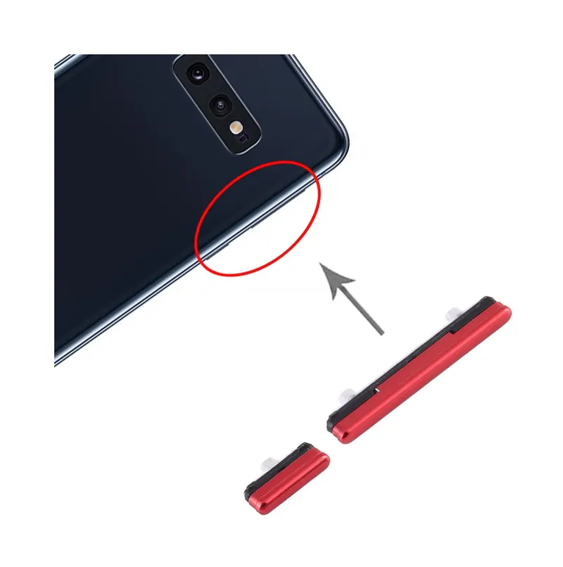 For Samsung Galaxy S10e Power Button and Volume Control Button(Red) — image 1