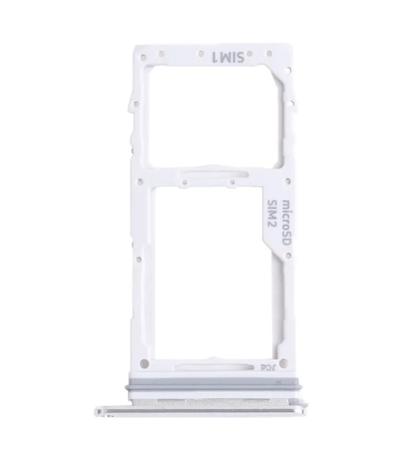 For Samsung Galaxy S10 Lite SM-G770 SIM Card Tray + SIM Card Tray / Micro SD Card Tray (Silver) — image 1