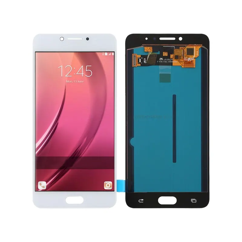 OLED LCD Screen for Galaxy C7 Pro / C7010 with Digitizer Full Assembly (White) — image 1