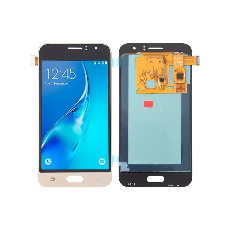 LCD Screen and Digitizer Full Assembly (OLED Material ) for Galaxy J1 (2016), Express 3, Amp 2, J120F, J120A, J120H, J120M, J120M, J120T(Gold) — image 1