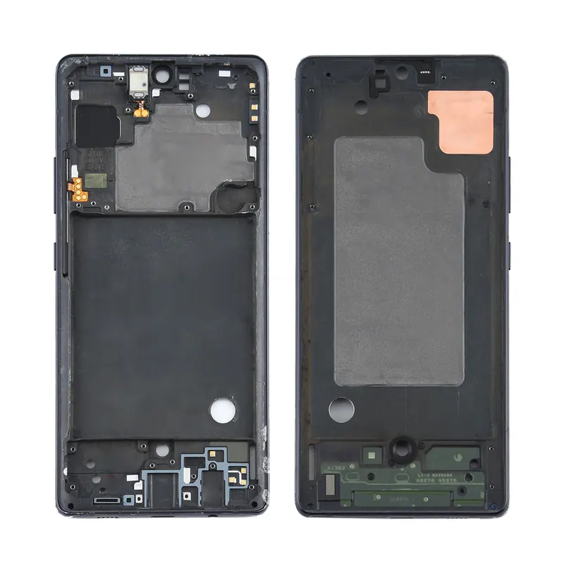 For Samsung Galaxy A71 5G SM-A716 Middle Frame Bezel Plate (Black) — image 1