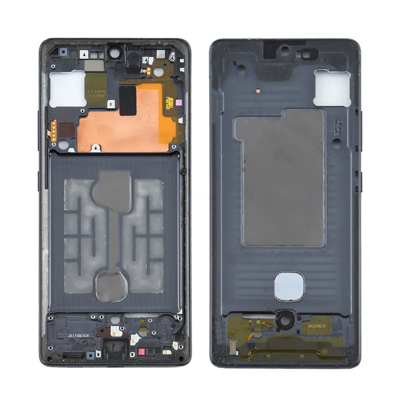 For Samsung Galaxy S10 Lite SM-G770F Middle Frame Bezel Plate (Black) — image 1