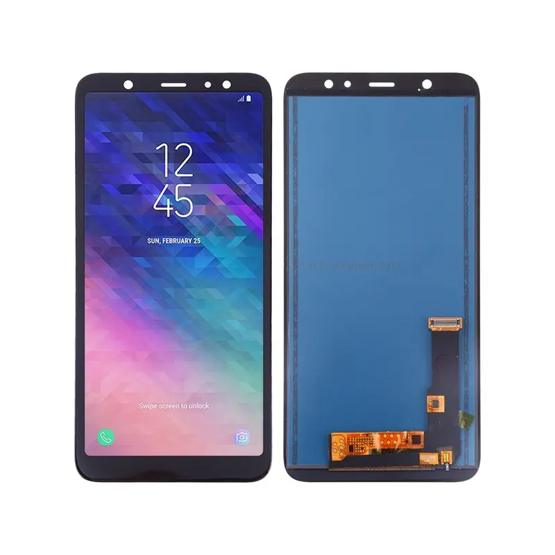 TFT LCD Screen for Galaxy A6+ (2018) With Digitizer Full Assembly (Black) — image 1