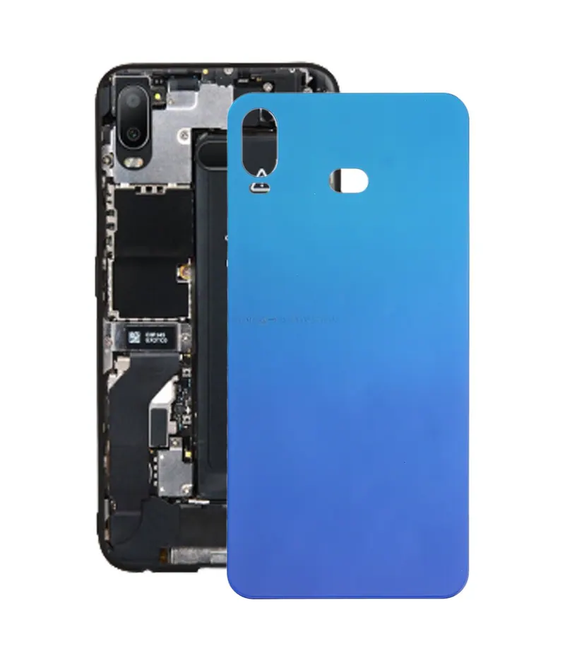 For Galaxy A6s Battery Back Cover (Blue) — image 1