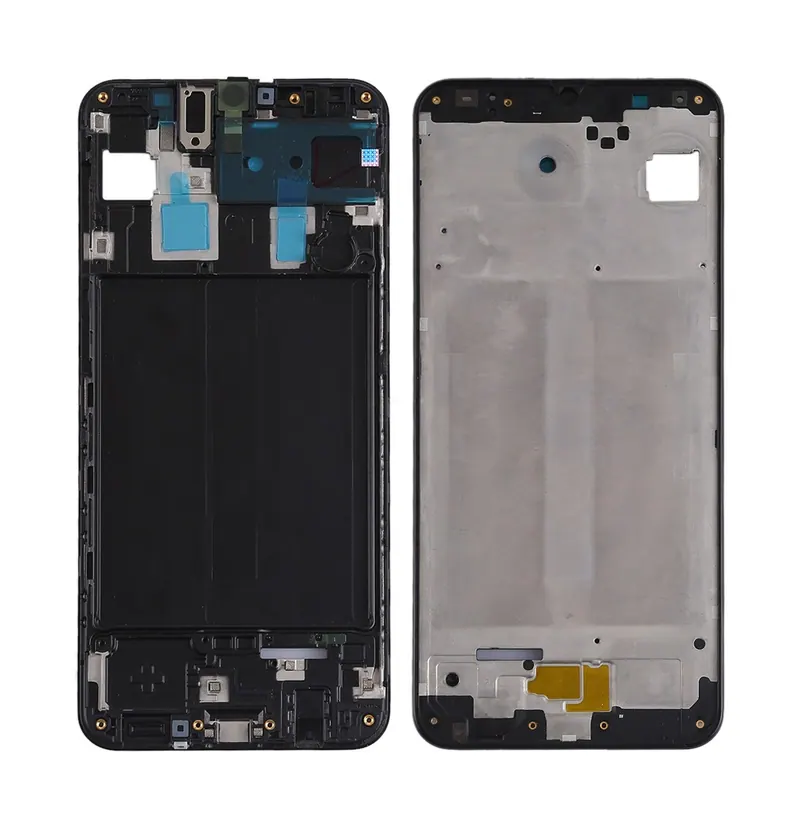 For Galaxy A30, SM-A305F/DS Front Housing LCD Frame Bezel Plate (Black) — image 1