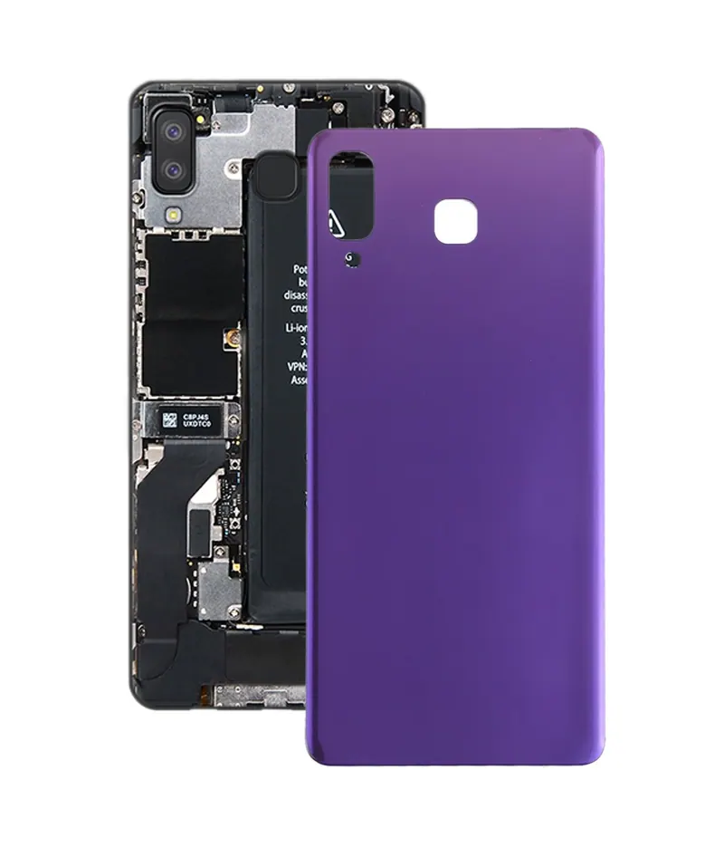 For Galaxy A8 Star / A9 Star Battery Back Cover (Purple) — image 1