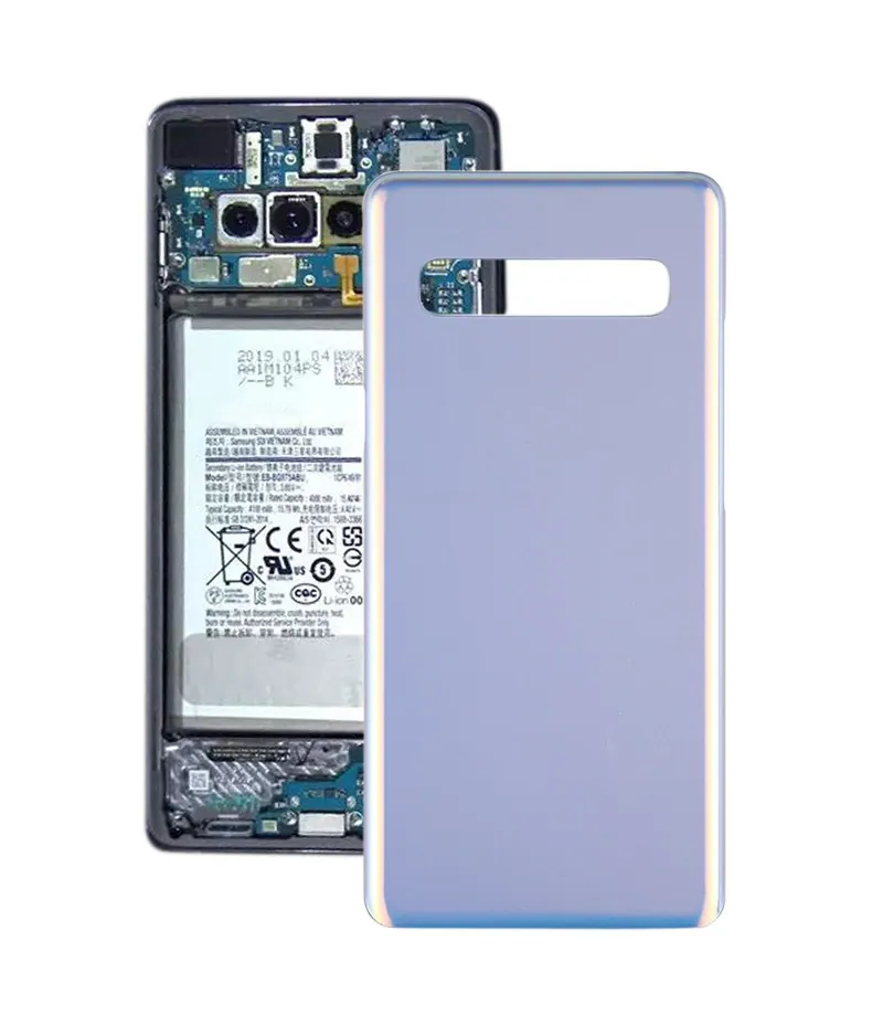 For Galaxy S10 5G SM-G977B / SM-G977U / SM-G977N Battery Back Cover (Silver) — image 1