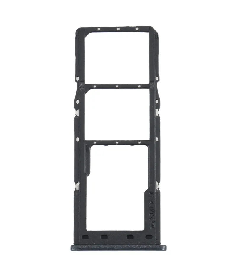 For Samsung Galaxy M12 SM-M127 SIM Card Tray + SIM Card Tray + Micro SD Card Tray (Black) — image 1