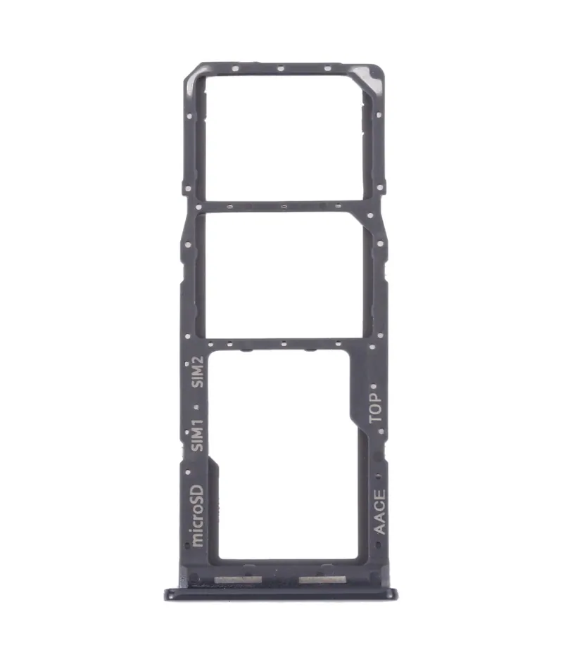 For Samsung Galaxy A13 SM-A135 Original SIM Card Tray + SIM Card Tray + Micro SD card tray (Black) — image 1