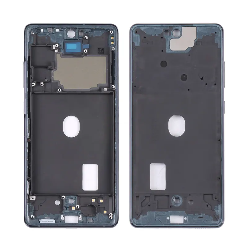For Samsung Galaxy S20 FE 5G SM-G781B Middle Frame Bezel Plate (Black) — image 1