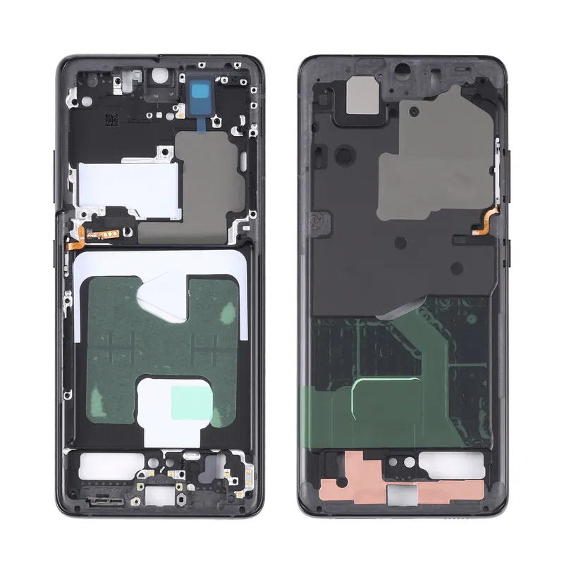 For Samsung Galaxy S21 Ultra 5G SM-G998B Middle Frame Bezel Plate (Black) — image 1