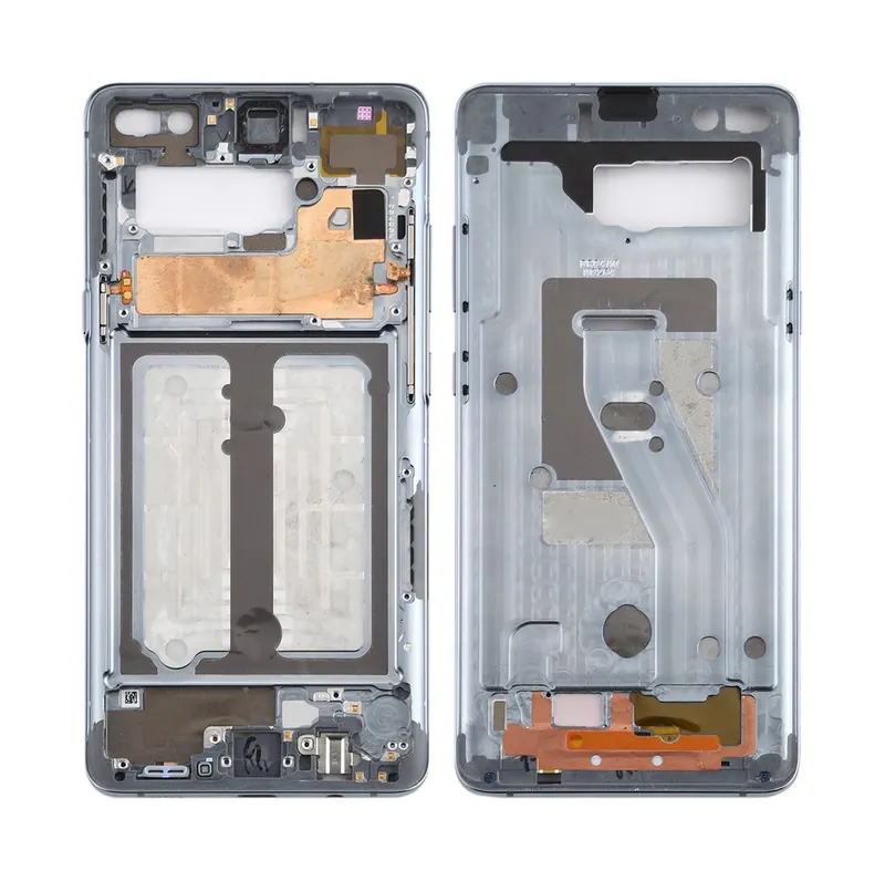 For Galaxy S10 5G Middle Frame Bezel Plate with Side Keys (Grey) — image 1