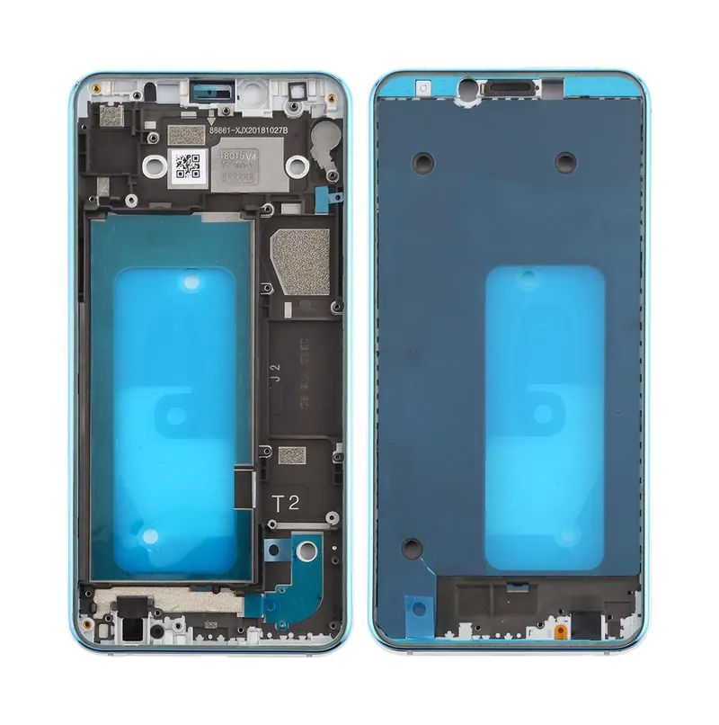 For Galaxy A6s Middle Frame Bezel Plate (Blue) — image 1
