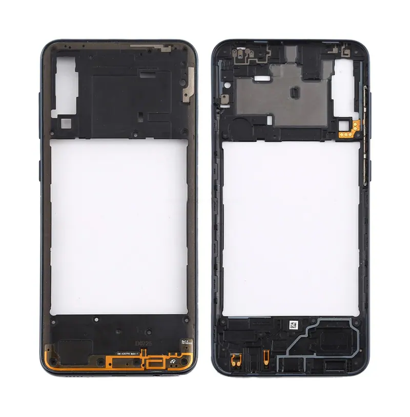 For Galaxy A30s Rear Housing Frame with Side Keys (Black) — image 1