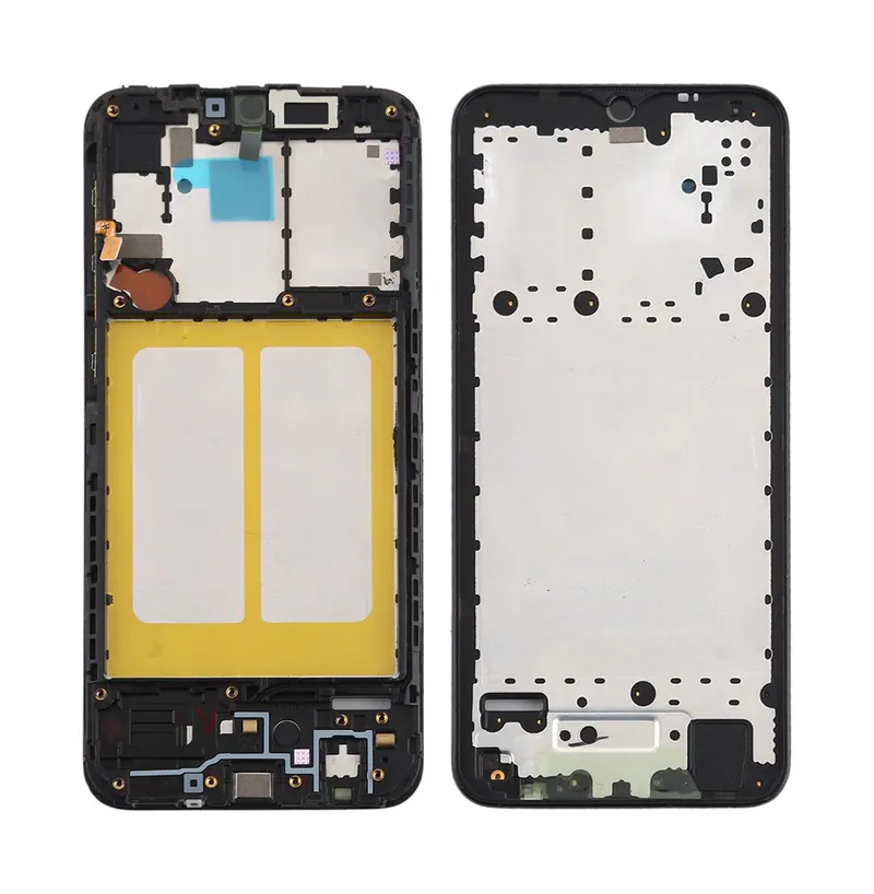 For Galaxy A20e Front Housing LCD Frame Bezel Plate (Black) — image 1